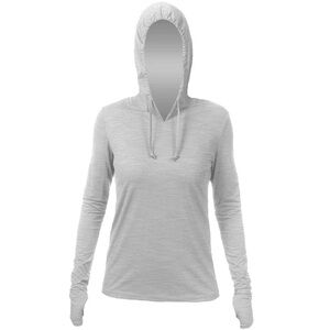 Anetik Womens's Breeze Tech Hoody size small alloy grey SPF 60